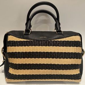 Ralph Lauren Cornwall Straw Satchel